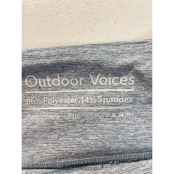 Outdoor Voices Light Blue Stretch Leggings Pants Small - Picture 5 of 6